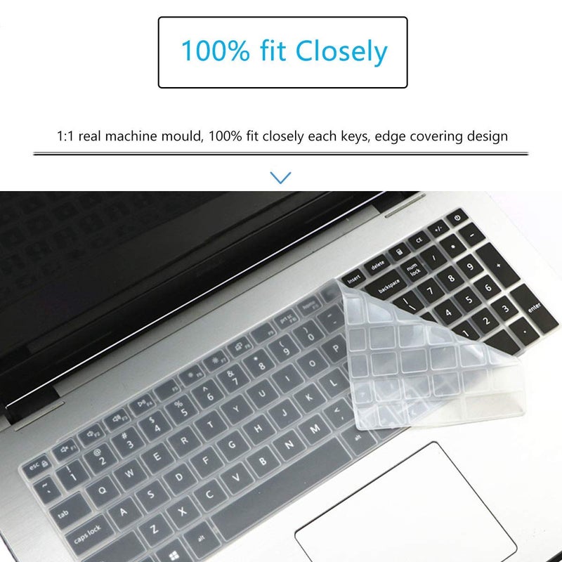 MUBUY-GOL Keyboard Cover for Dell Gaming G15 5510 5515 5520 5521 5525 5530 5535, Inspiron 15 17 7706 7790 7791 7500 7501 7506 7590 7591 3501 3505 3502 5501 5502 5505 5508 5509 5584 5593 5593 5598, Vostro 15 - Image 5